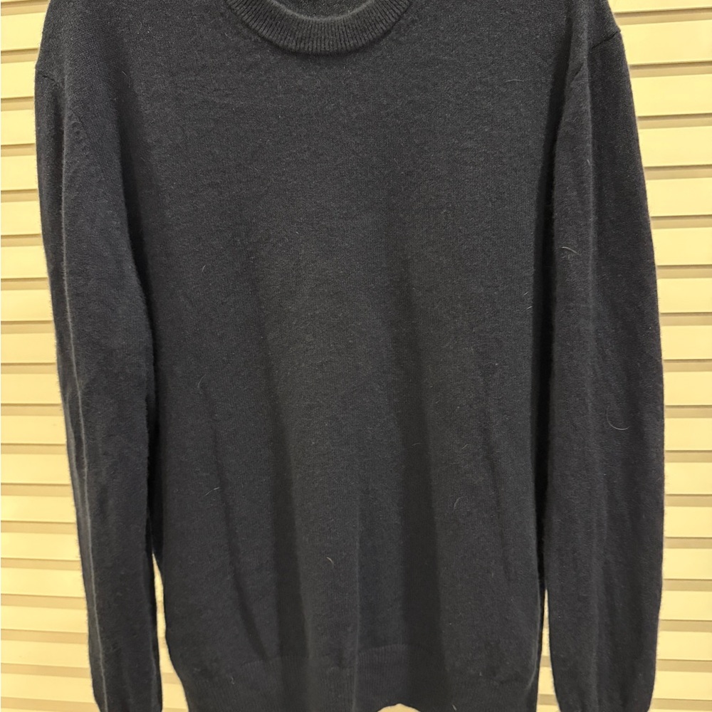 Men’s Zara Navy Blue Crew Neck Sweater